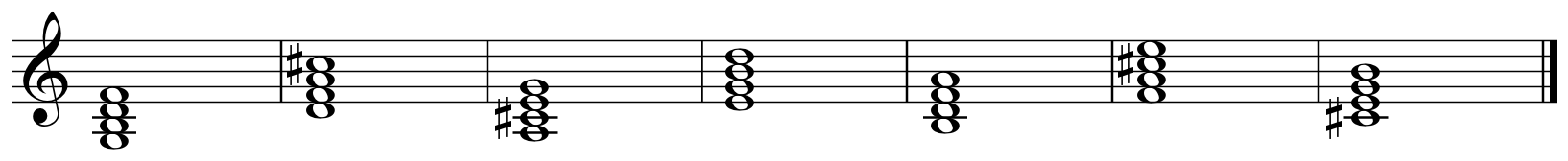 Pseudo-plagal sequences in parallel