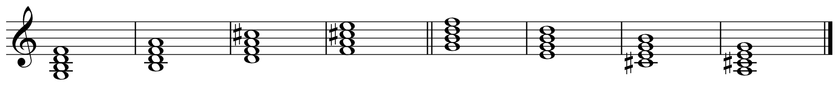 Vertical movement on a lattice built in thirds