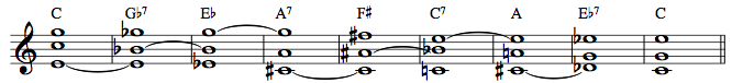 Extended triadic movement with two mobile voices