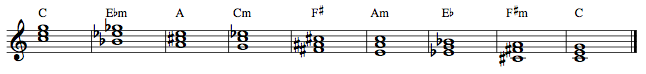 descending triads in parallel